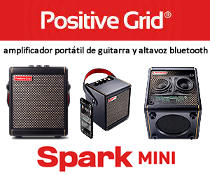 SPARK MINI de Positive Grid. Amplificador de práctica portátil alimentado por batería y altavoz Bluetooth® con integración de aplicación inteligente y sonido multidimensional grande y hermoso. ¡Lleva tu tono a cualquier parte!
