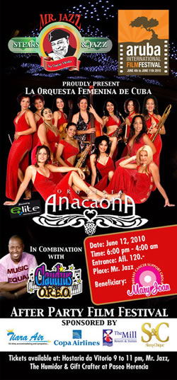 Orquesta Anacaona en Aruba Junio 12