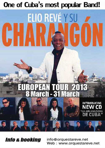 Elito Revé y su Charangón European Tour 2013