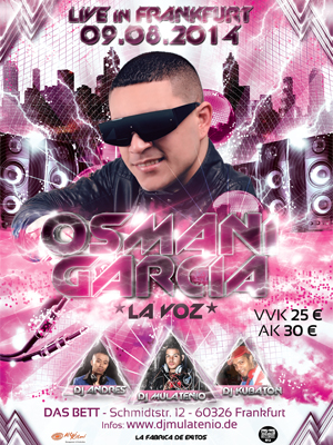 Osmani Garcia Frankfurt 9 August 2014