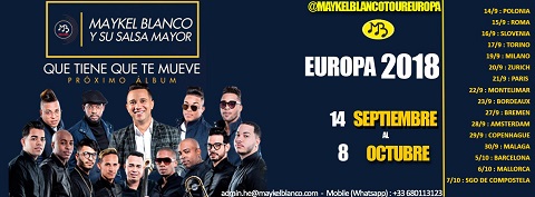 Maykel Blanco y Su Salsa Mayor Europe 2018