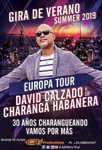 David Calzado y Su Charanga Habanera 2019 Tour
