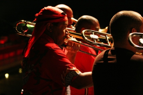 Ardiles Ruiz with Orquesta Revé in Essen, Germany