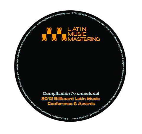 Latin Music Mastering - Compilación Promocional - 2012 Billboard Latin Music Conference & Awards  
