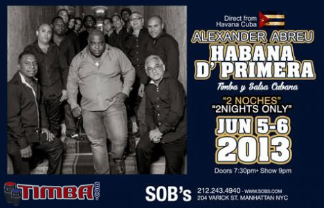 Havana D' Primera U.S.A. Tour 2013 - TIMBA.com Home of Cuban Music