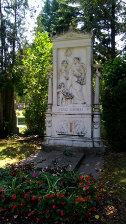 Mayito Rivera at Schubert's Grave