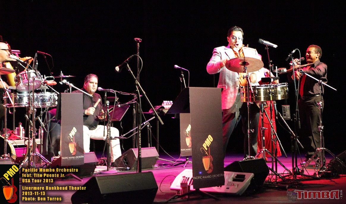 Pacific Mambo Orchestra 2013 USA TOUR feat. Tito Puente Jr.with special guests Marlow Rosado and Willy Torres - Livermore Bankhead Theater - November 13, 2013