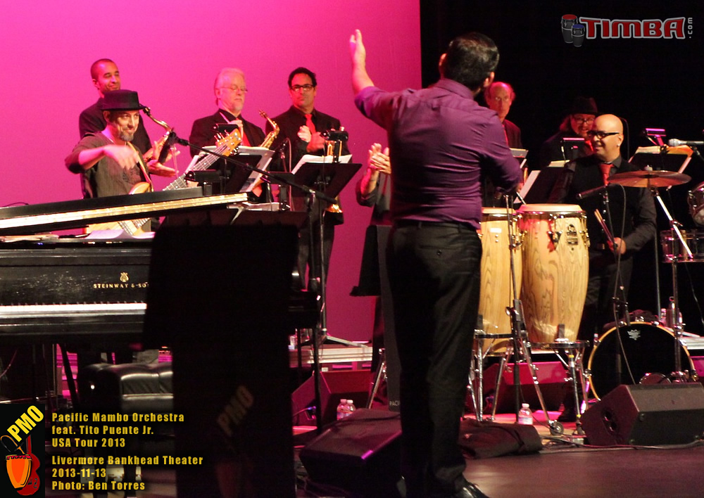 Pacific Mambo Orchestra 2013 USA TOUR feat. Tito Puente Jr.with special guests Marlow Rosado and Willy Torres - Livermore Bankhead Theater - November 13, 2013