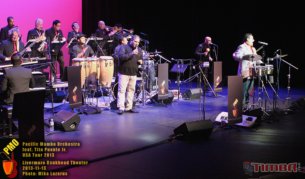 Pacific Mambo Orchestra 2013 USA TOUR feat. Tito Puente Jr.with special guests Marlow Rosado and Willy Torres - Livermore Bankhead Theater - November 13, 2013