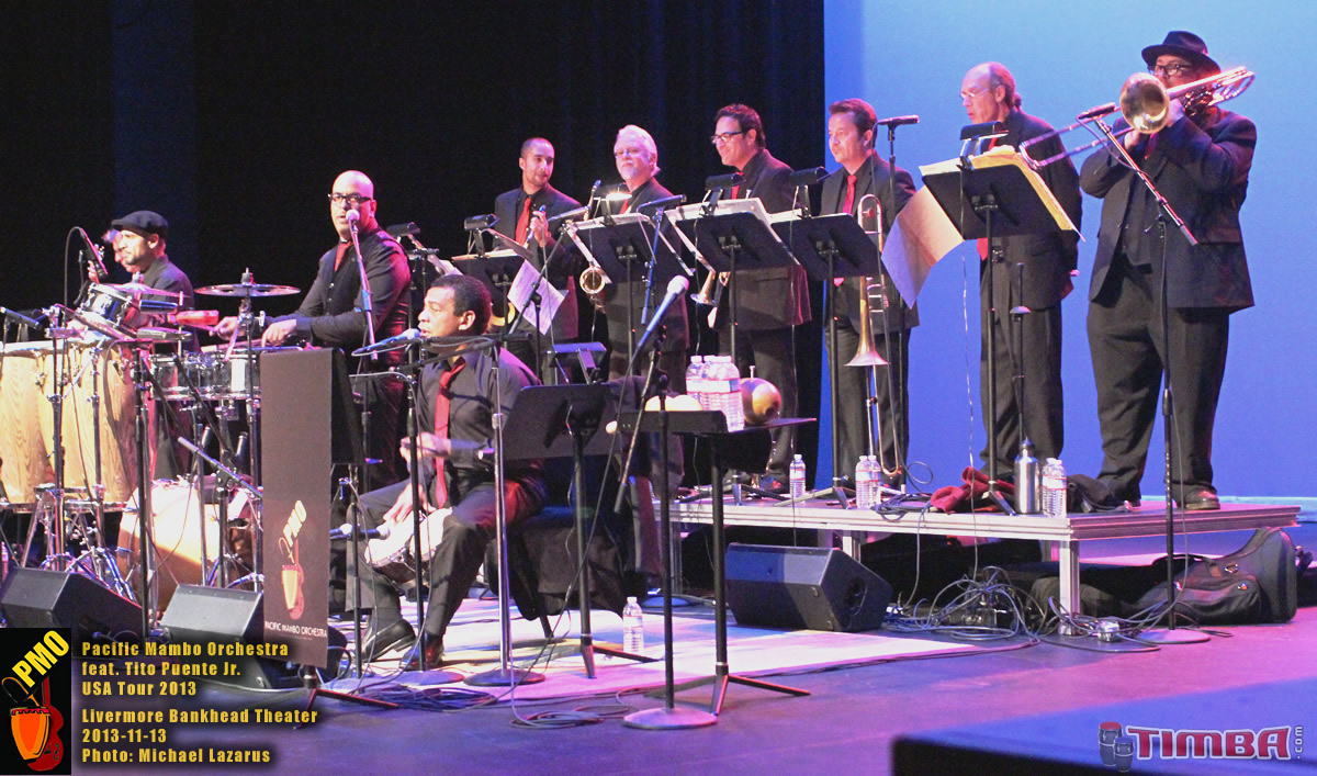 Pacific Mambo Orchestra 2013 USA TOUR feat. Tito Puente Jr.with special guests Marlow Rosado and Willy Torres - Livermore Bankhead Theater - November 13, 2013