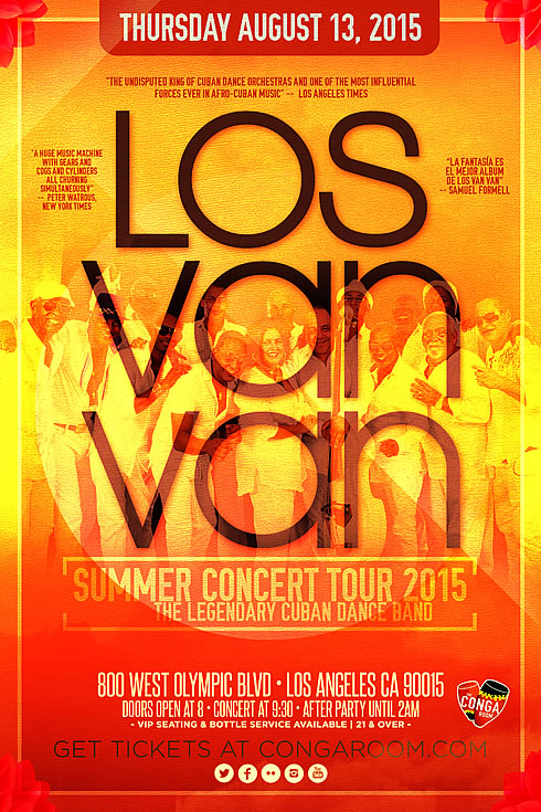 2015 Los Van Van USA Tour