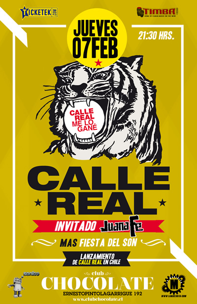 Calle real South America Tour 2013