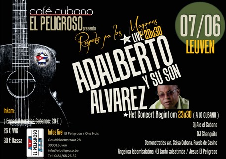 Adalberto Álvarez y Su Son - Louven, Belgium poster