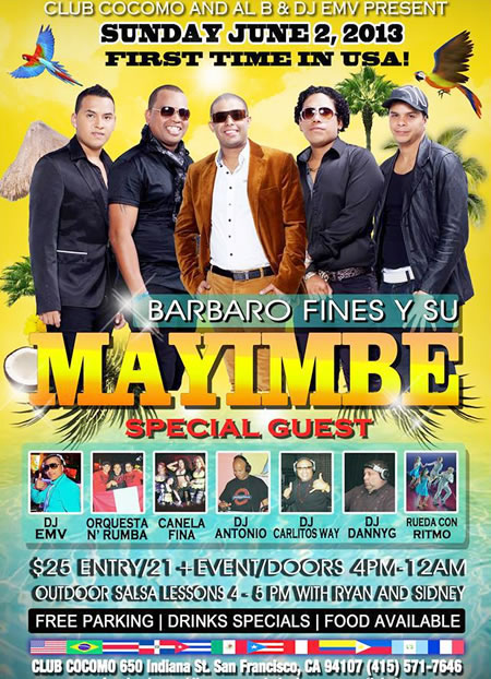 Mayimbe - San Francisco -  Café Cócomo