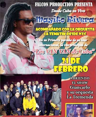 Mayito Rivera "El Poeta de la Rumba" Upcoming USA Appearances